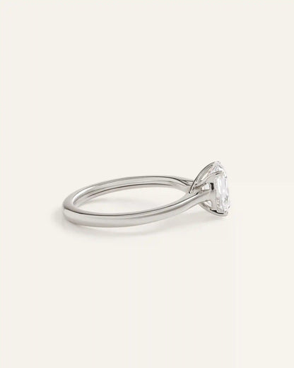 Lab Grown Diamond Antique Cushion Trellis Cathedral Engagement Ring - 1.5ct