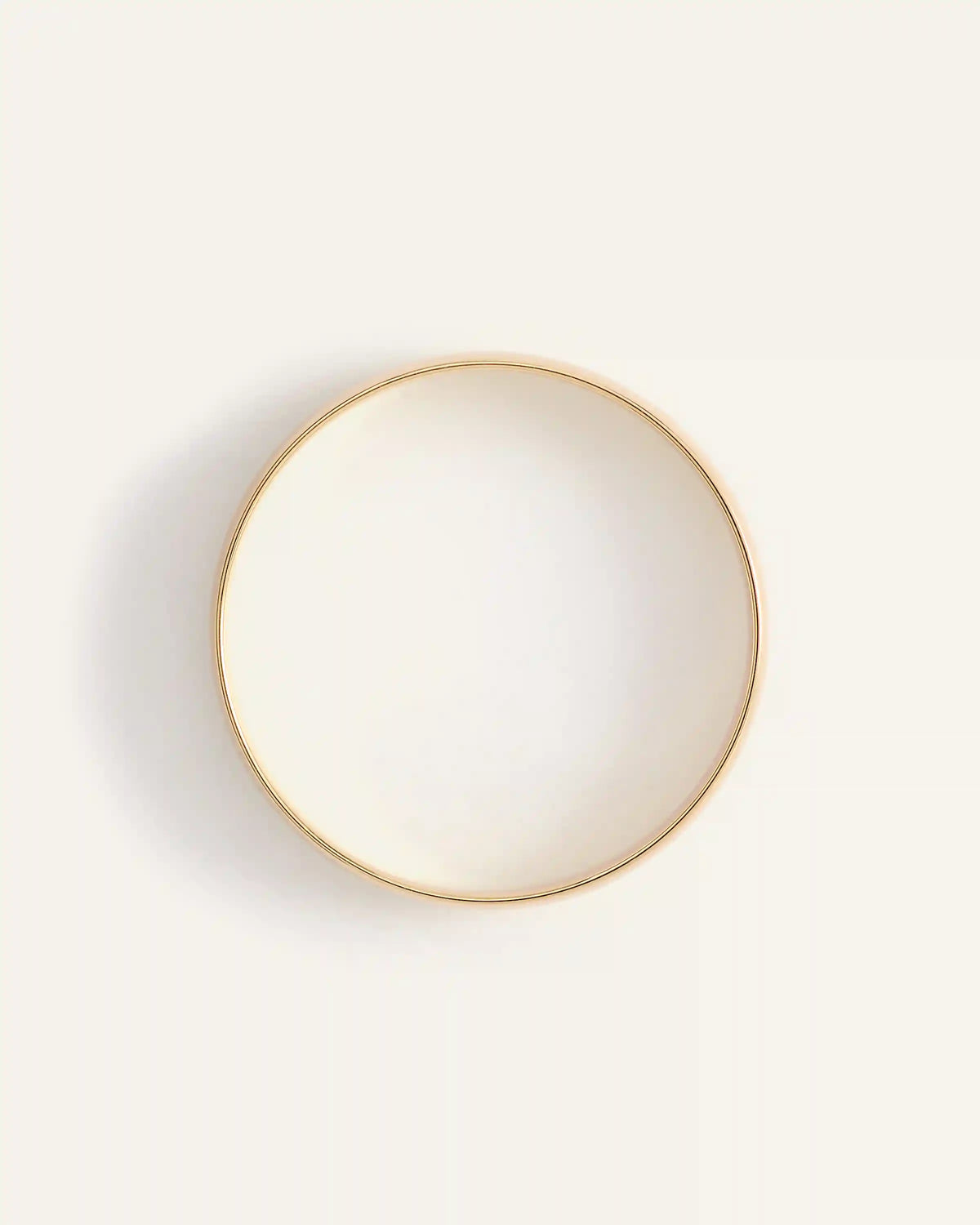14K Gold Lightweight Round Edge Band