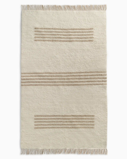 Otto Hand-Knotted Cotton Wool Rug