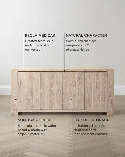 Reclaimed Oak Sideboard