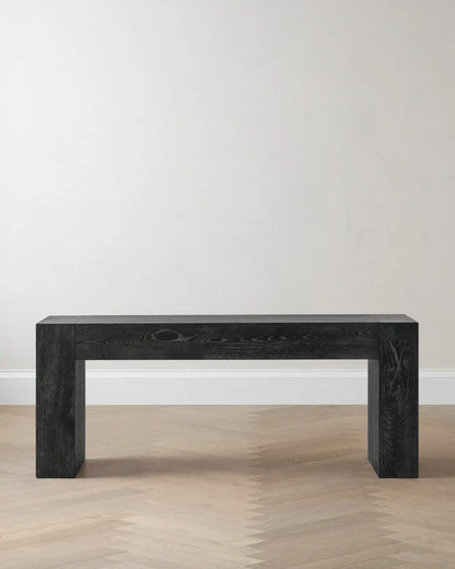 Reclaimed Oak Waterfall Console Table