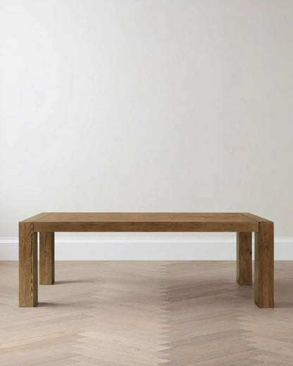 Reclaimed Oak Parsons Dining Table
