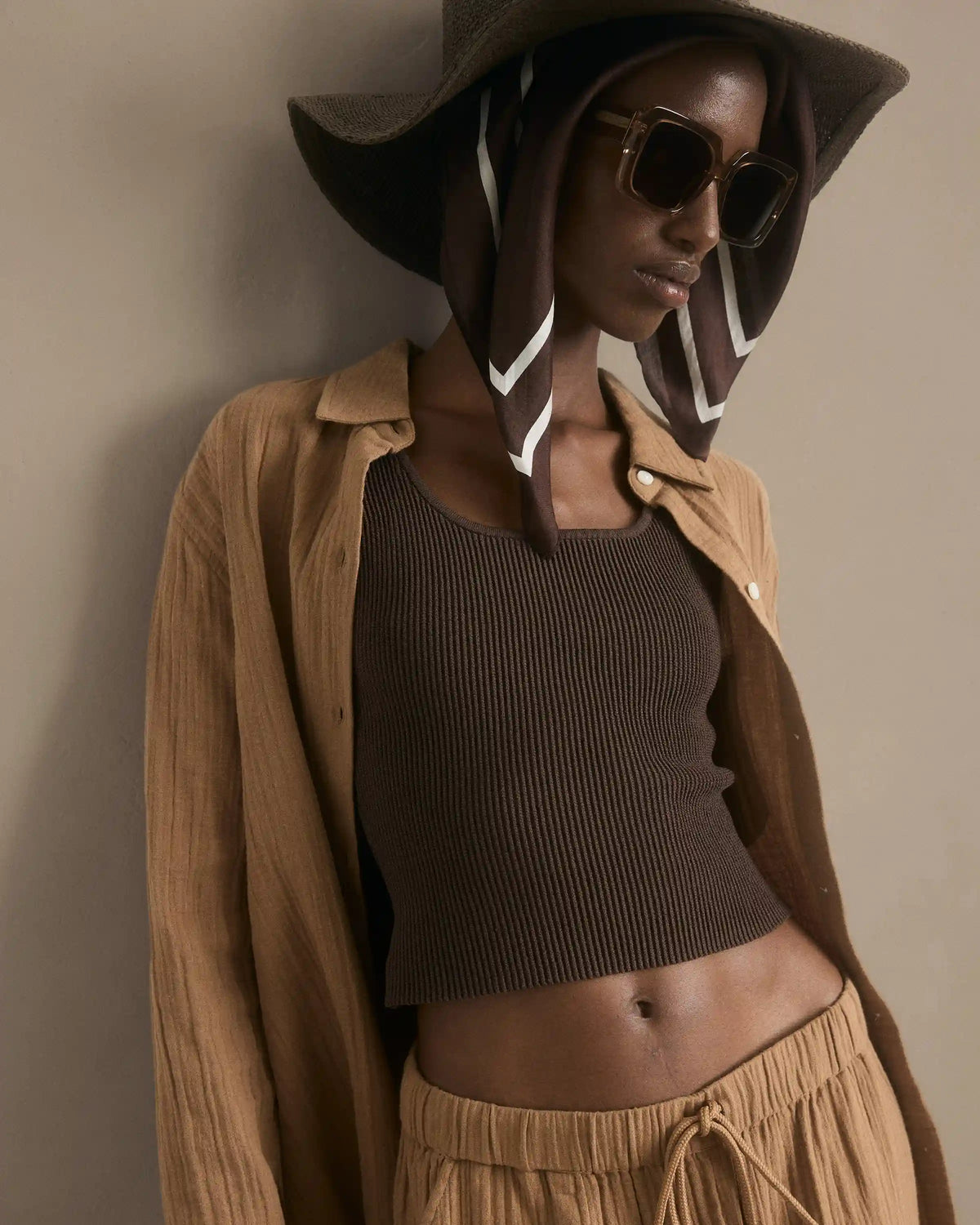 100% Organic Cotton Gauze Long Sleeve Shirt