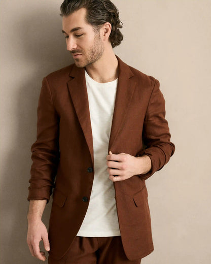 100% European Linen Blazer