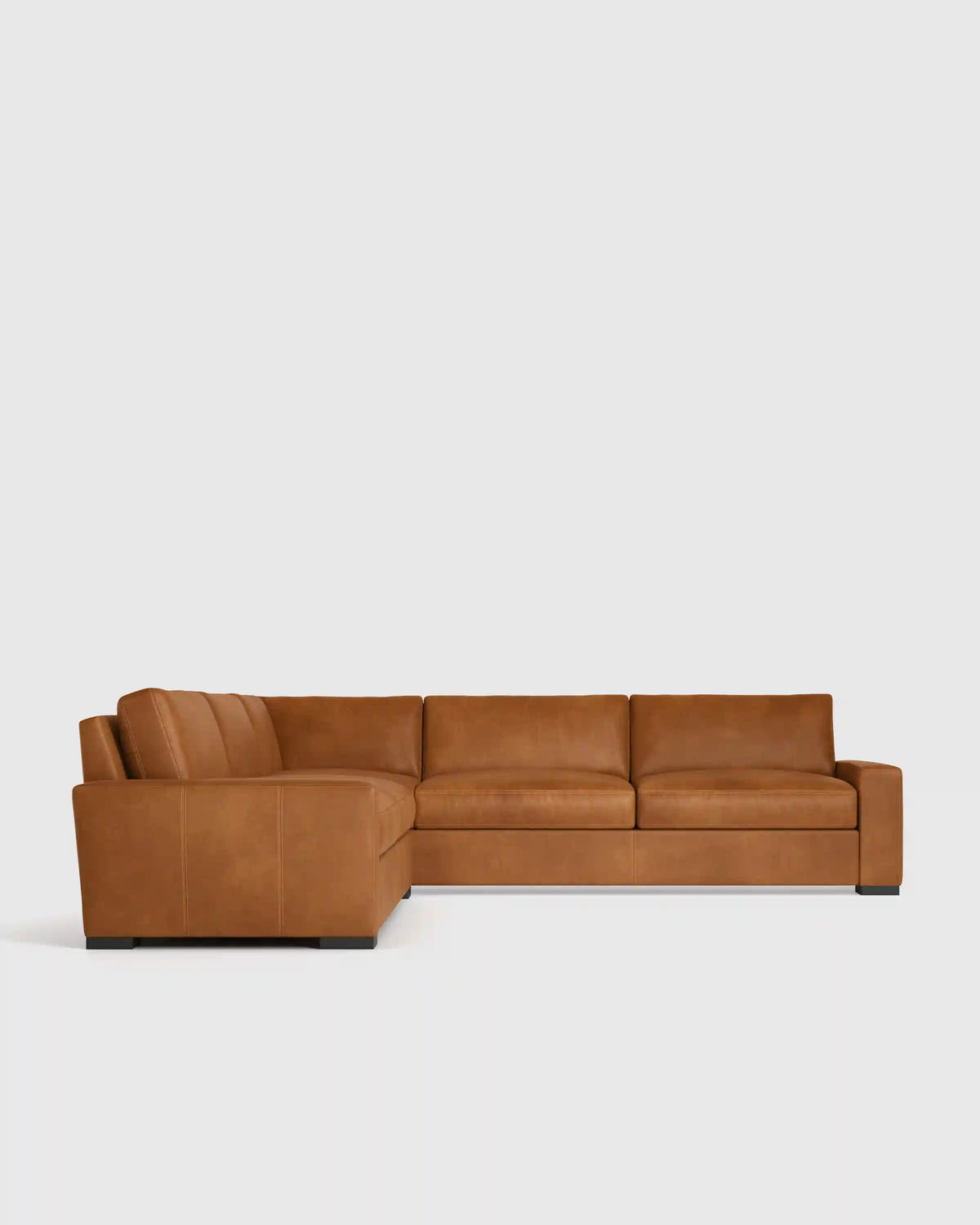 Stillman L Sectional in Leather