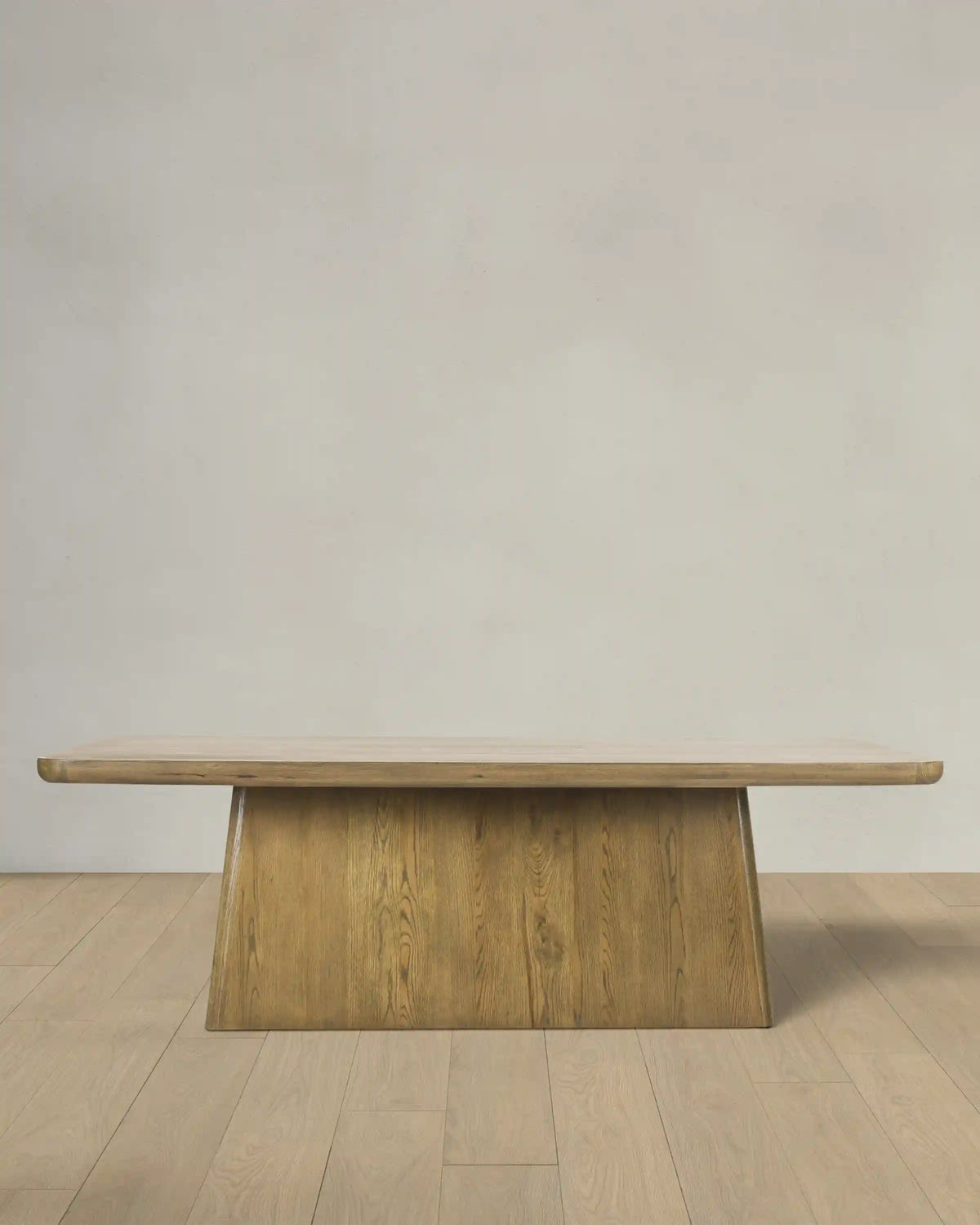 Rustic Oak Plinth Dining Table