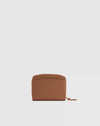 Italian Pebbled Leather Compact Wallet