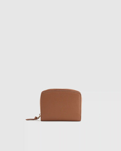 Italian Pebbled Leather Compact Wallet