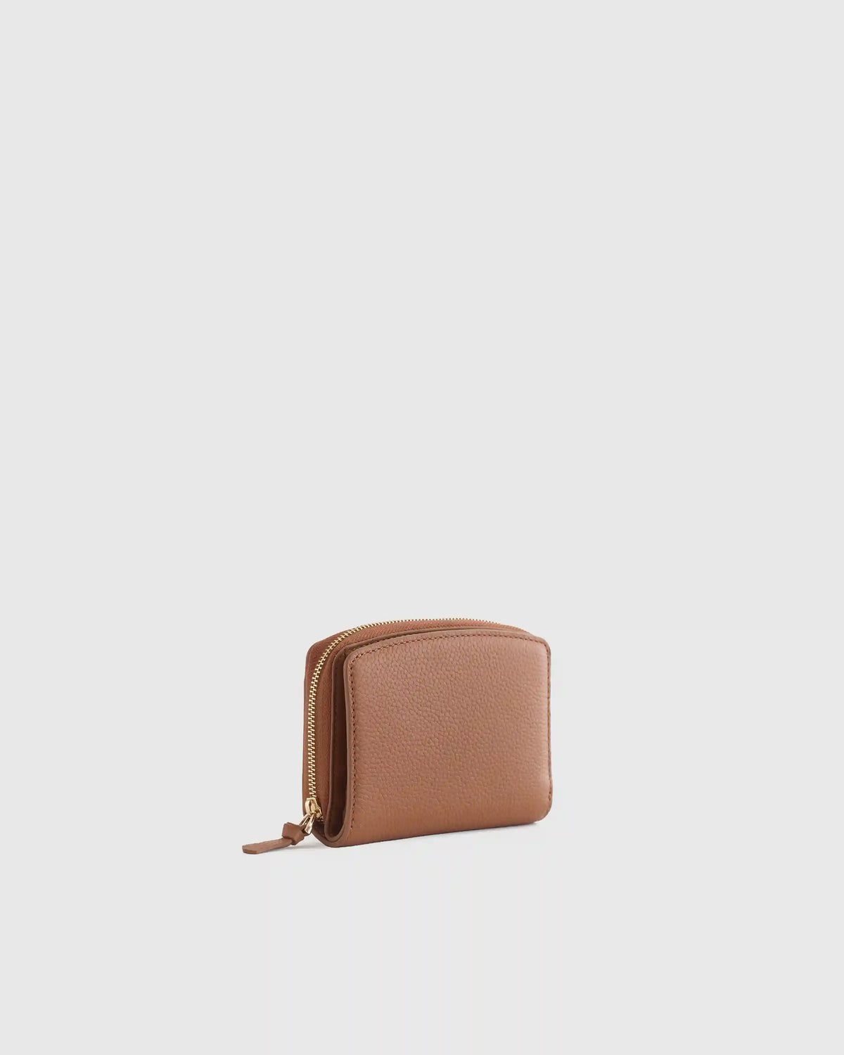 Italian Pebbled Leather Compact Wallet