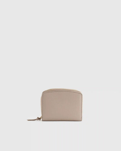 Italian Pebbled Leather Compact Wallet