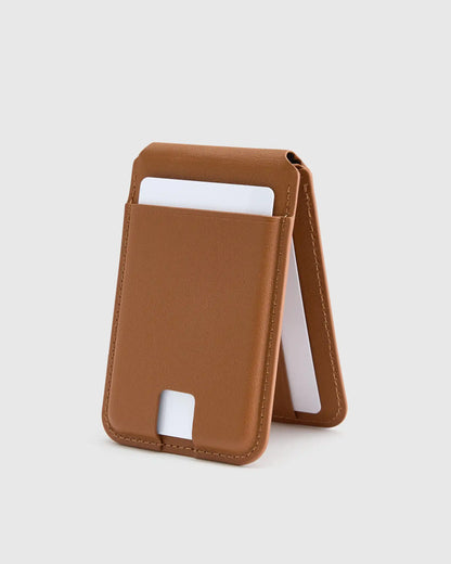 Leather MagSafe Wallet & Phone Stand