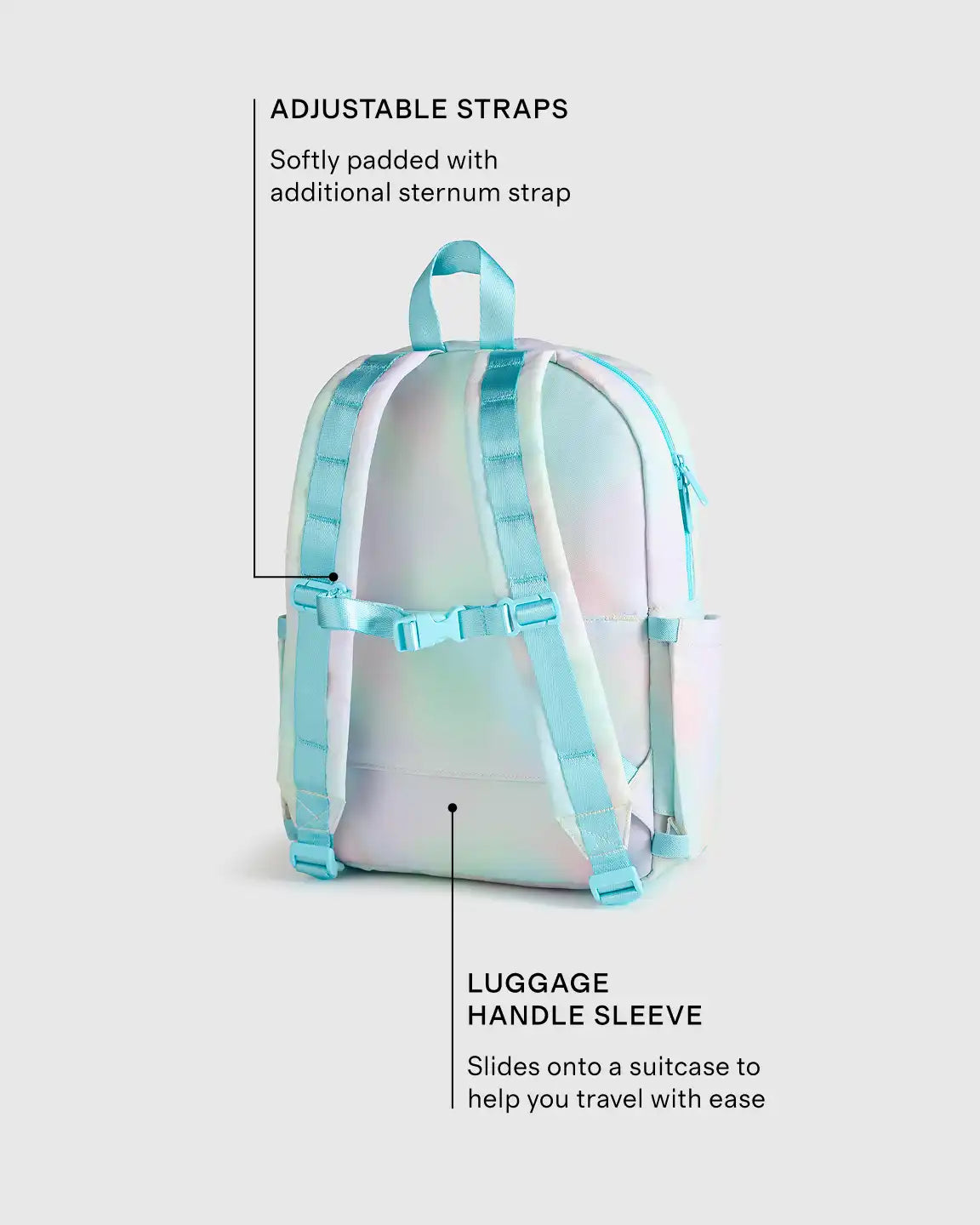 Recycled Double Pocket Backpack