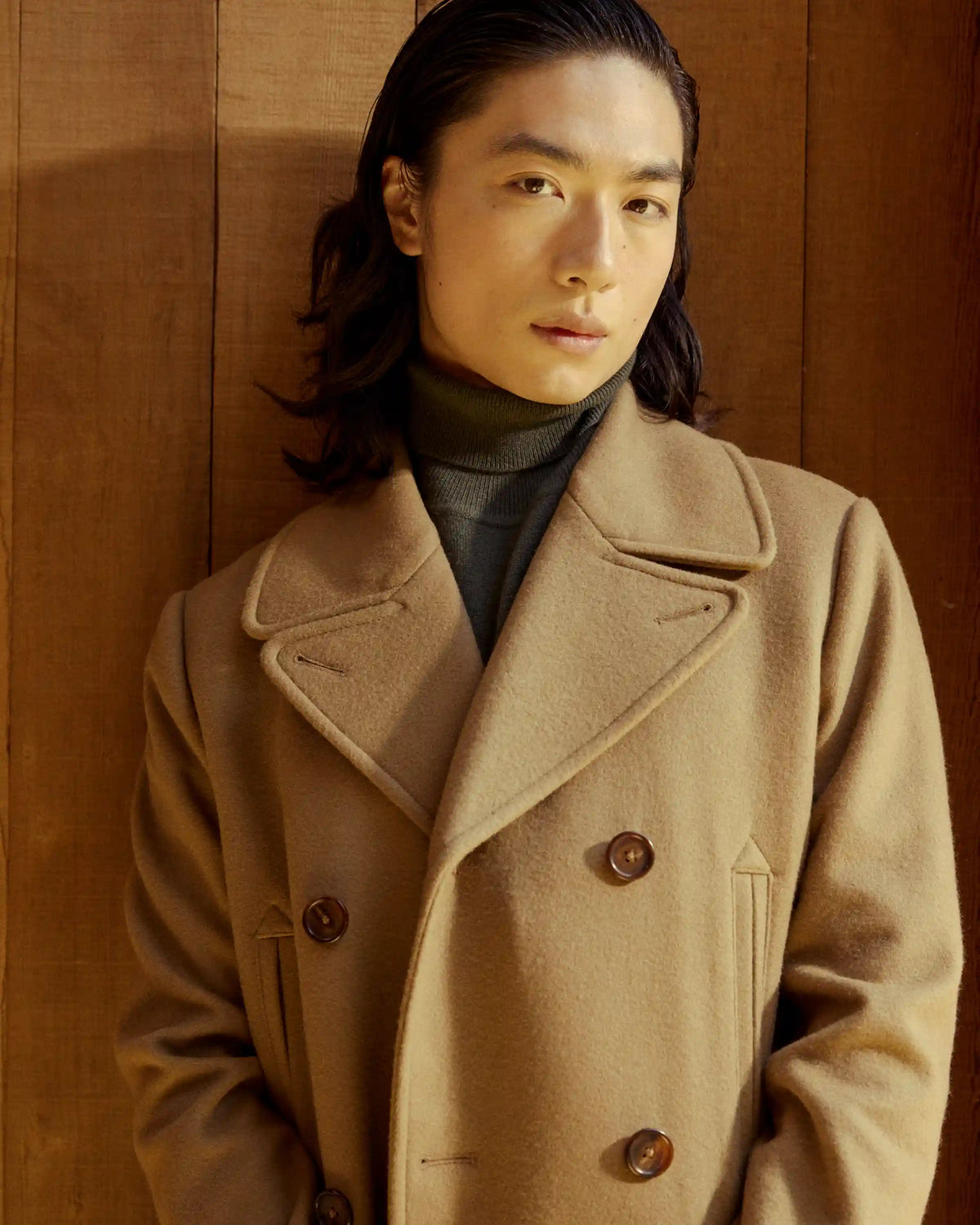 Mongolian Cashmere Turtleneck Sweater