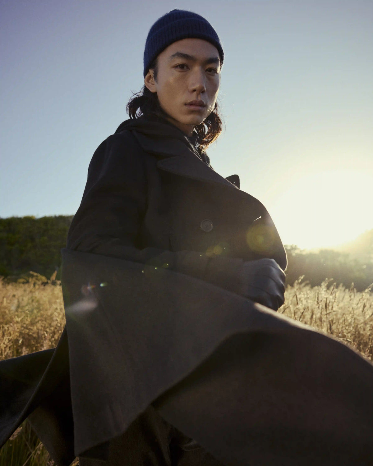 Mongolian Cashmere Ribbed Beanie
