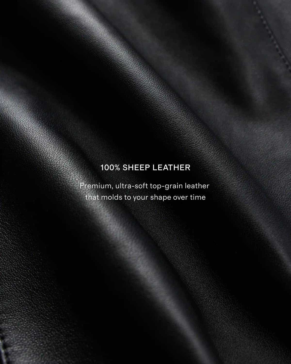 100% Leather Harrington Jacket