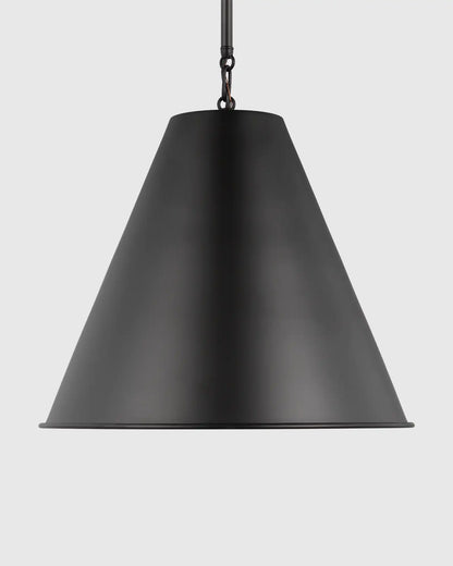 Tapered Steel Shade Pendant Light
