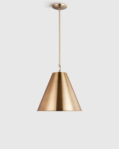 Tapered Steel Shade Pendant Light