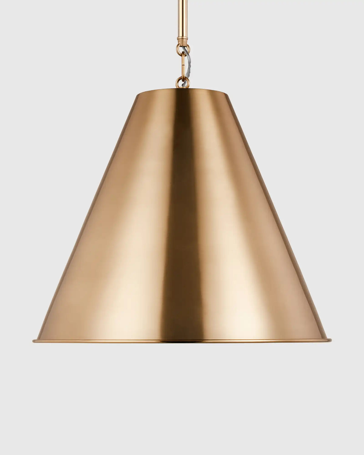 Tapered Steel Shade Pendant Light