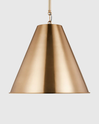 Tapered Steel Shade Pendant Light