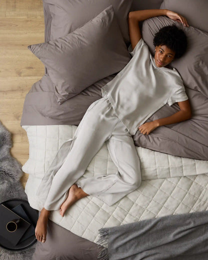 European Linen Box Quilt Set