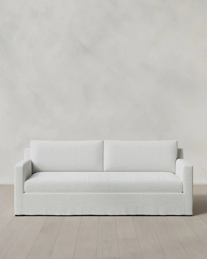 Ellery Slipcover Sofa in Performance Linen