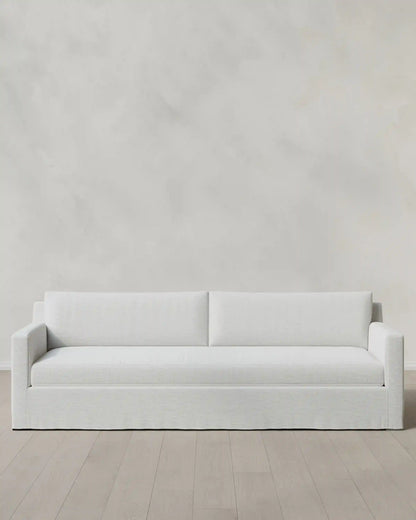 Ellery Slipcover Sofa in Performance Linen