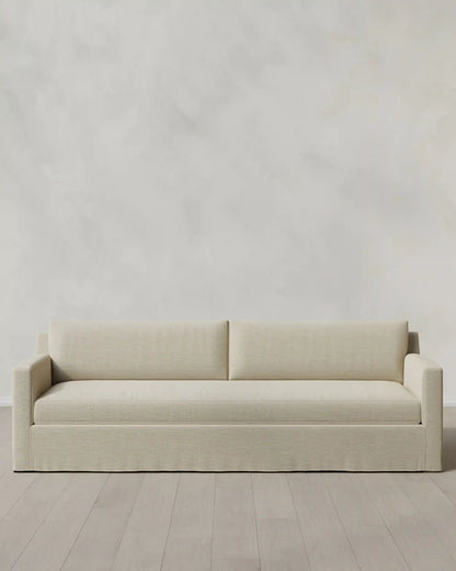 Ellery Slipcover Sofa in Performance Linen
