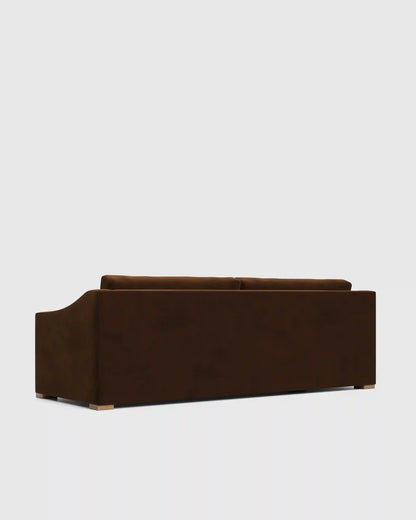 Hollis Slope Arm Sofa in Performance Velvet