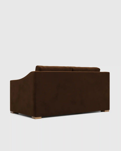 Hollis Slope Arm Sofa in Performance Velvet