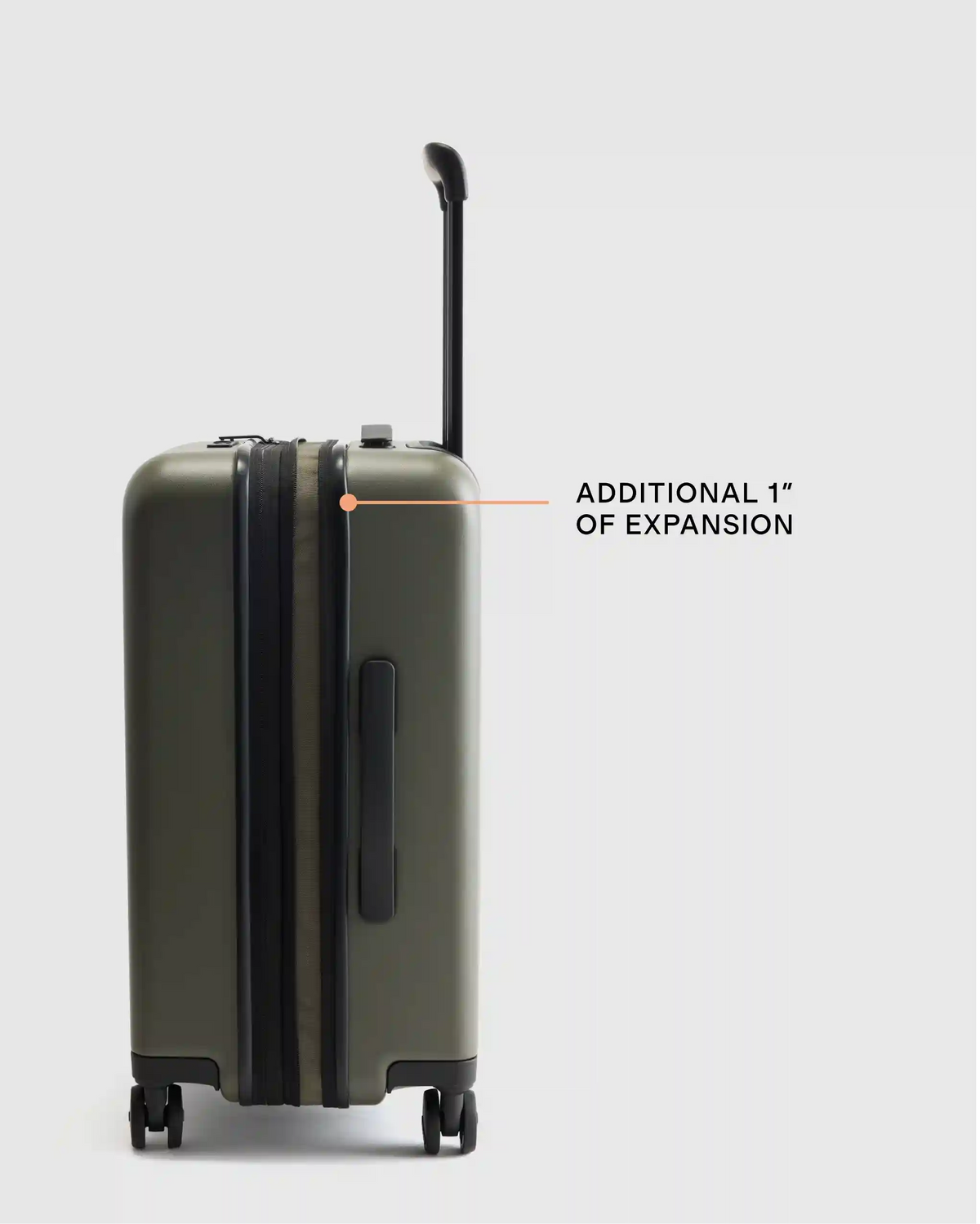 Expandable Medium Check-In Suitcase