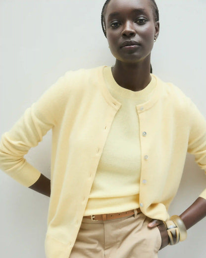 Mongolian Cashmere Cardigan Sweater