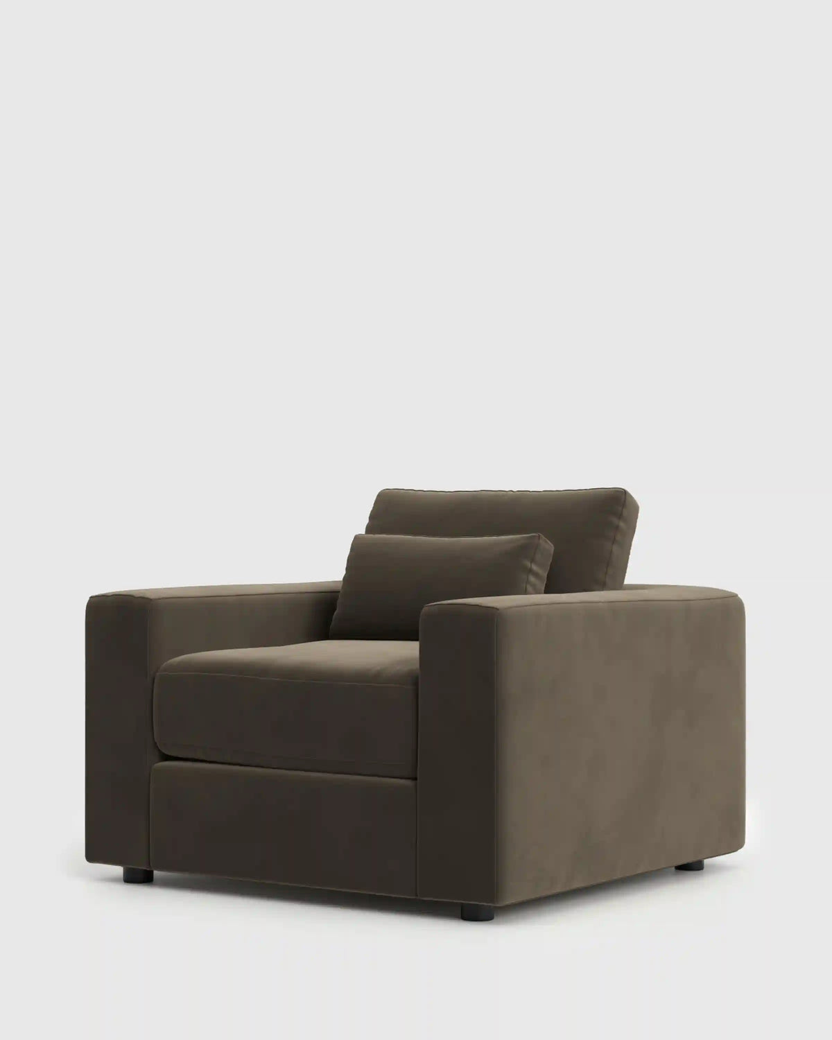 Ashford Deep Seat Chair and a Half in Performance Velvet