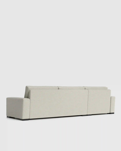 Stillman Chaise Sectional in Performance Basketweave