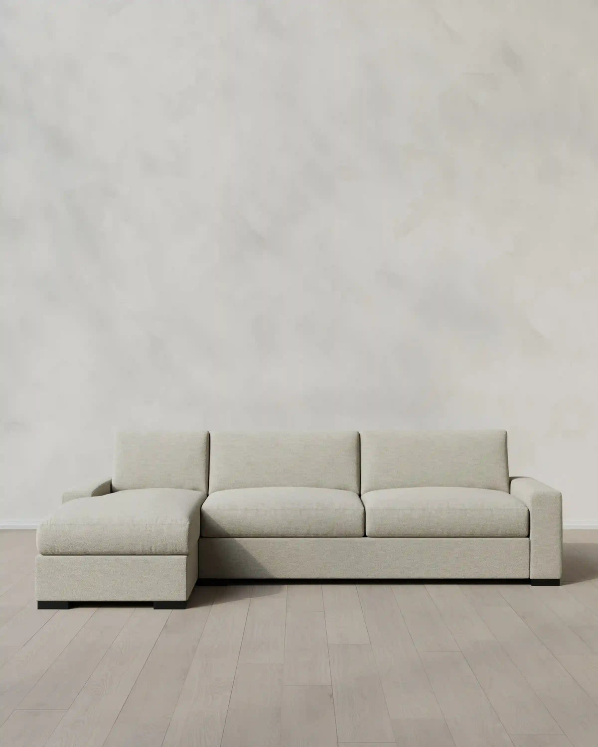 Stillman Chaise Sectional in Performance Basketweave