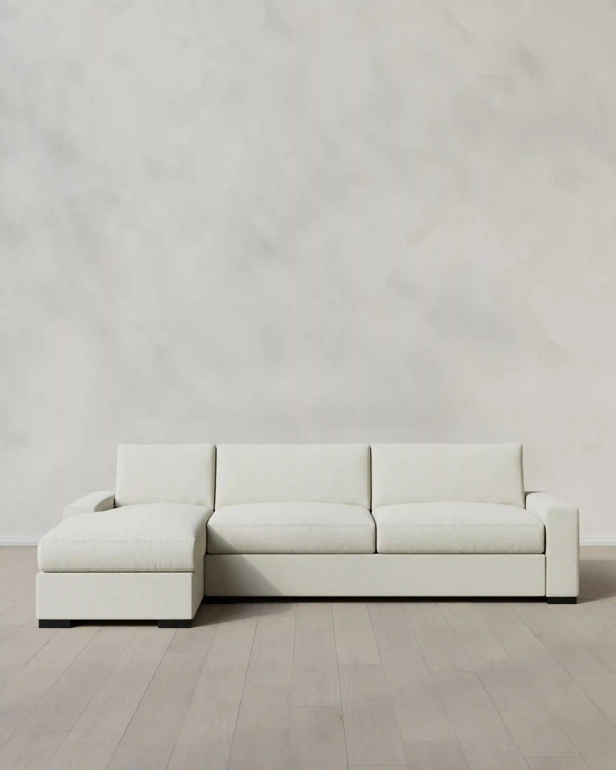 Stillman Chaise Sectional in Performance Basketweave