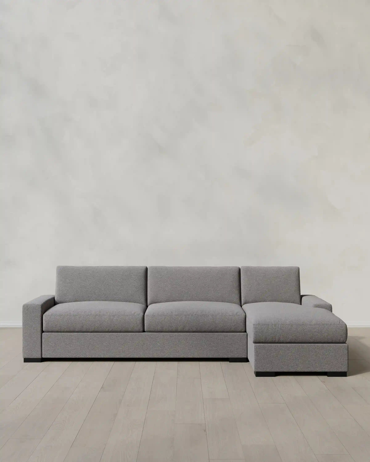 Stillman Chaise Sectional in Performance Basketweave