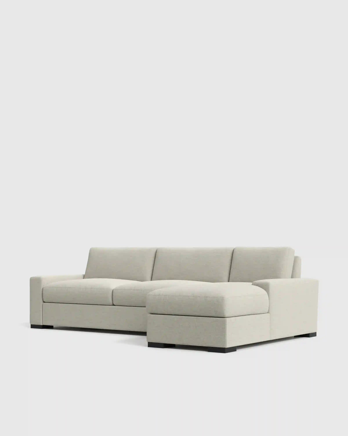 Stillman Chaise Sectional in Performance Basketweave