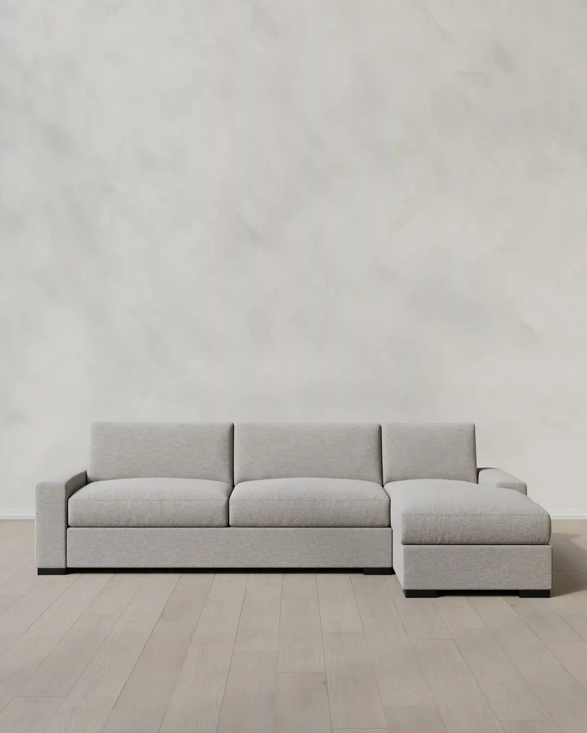 Stillman Chaise Sectional in Performance Basketweave