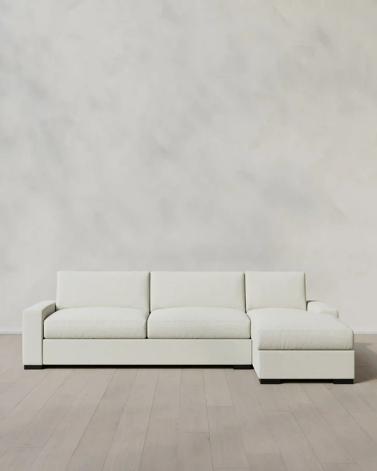 Stillman Chaise Sectional in Performance Basketweave