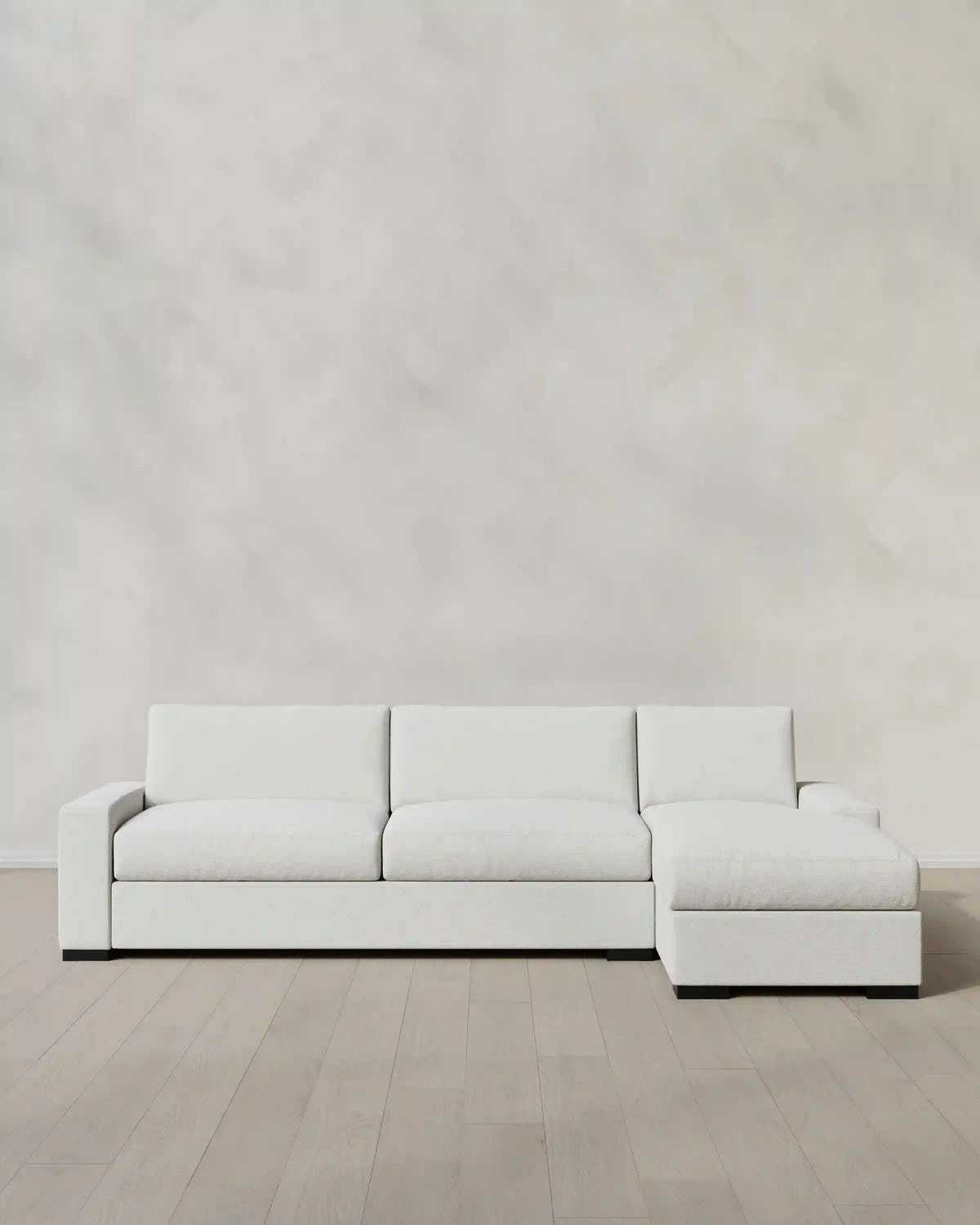 Stillman Chaise Sectional in Performance Basketweave