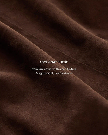 100% Suede Biker Jacket