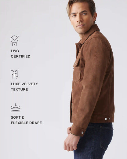 100% Suede Biker Jacket