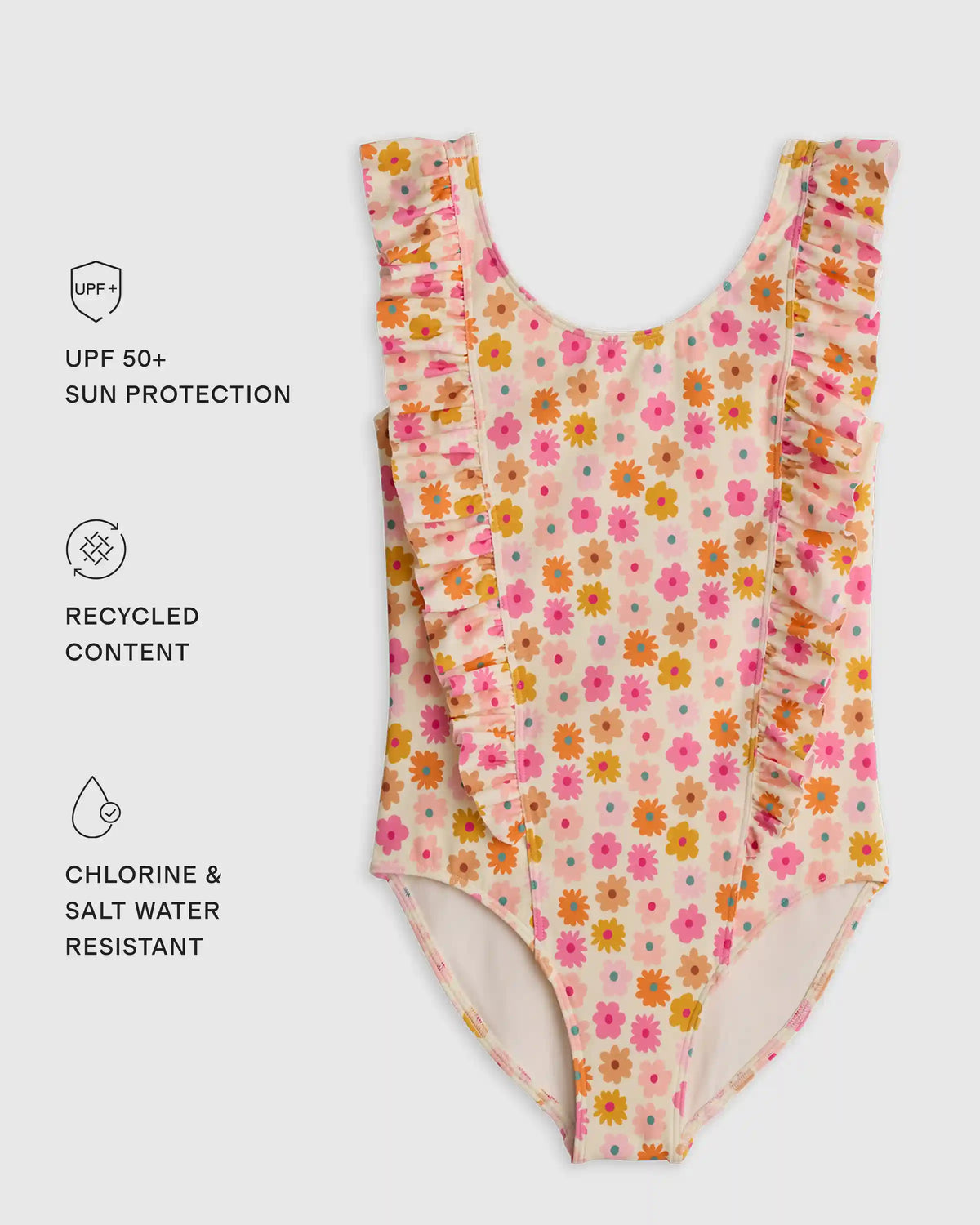 Ruffle One Piece Swimsuit