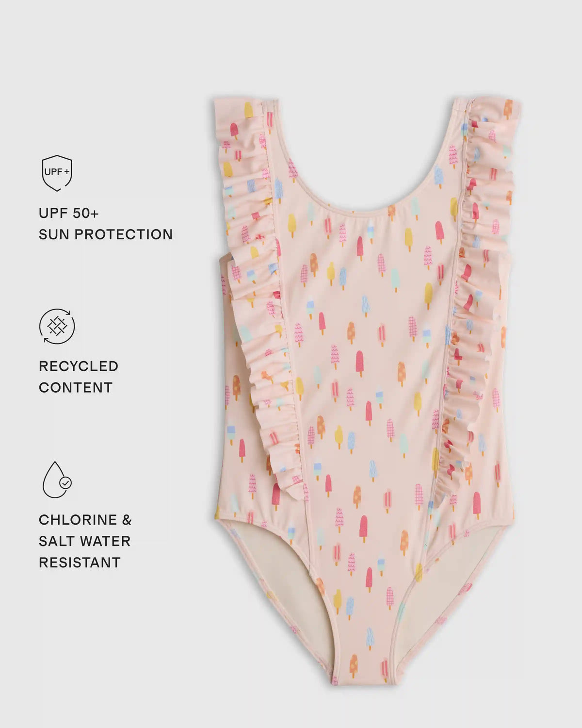 Ruffle One Piece Swimsuit