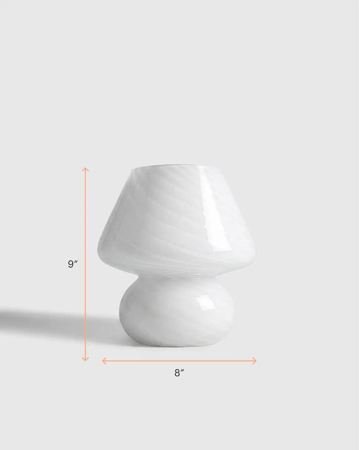 Swirled Glass Table Lamp