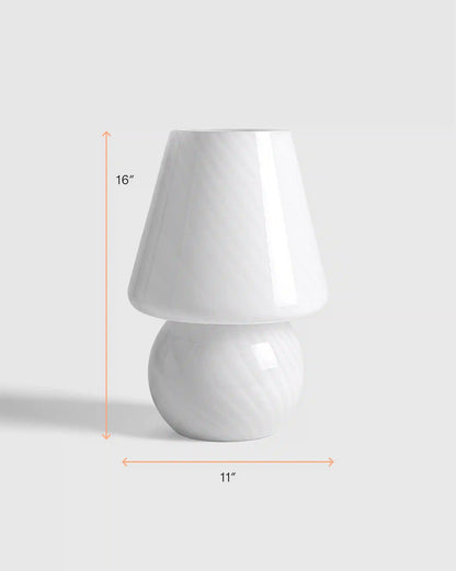 Swirled Glass Table Lamp