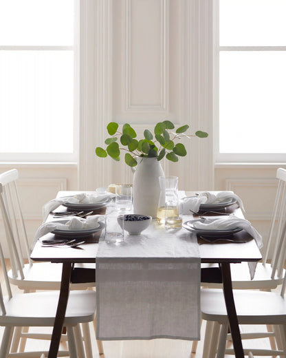 European Linen Table Runner