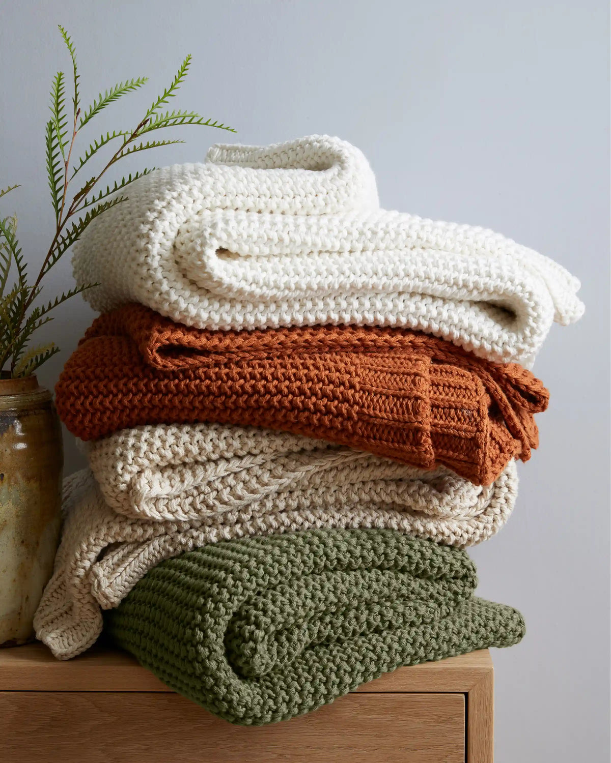 Cotton Fisherman Throw