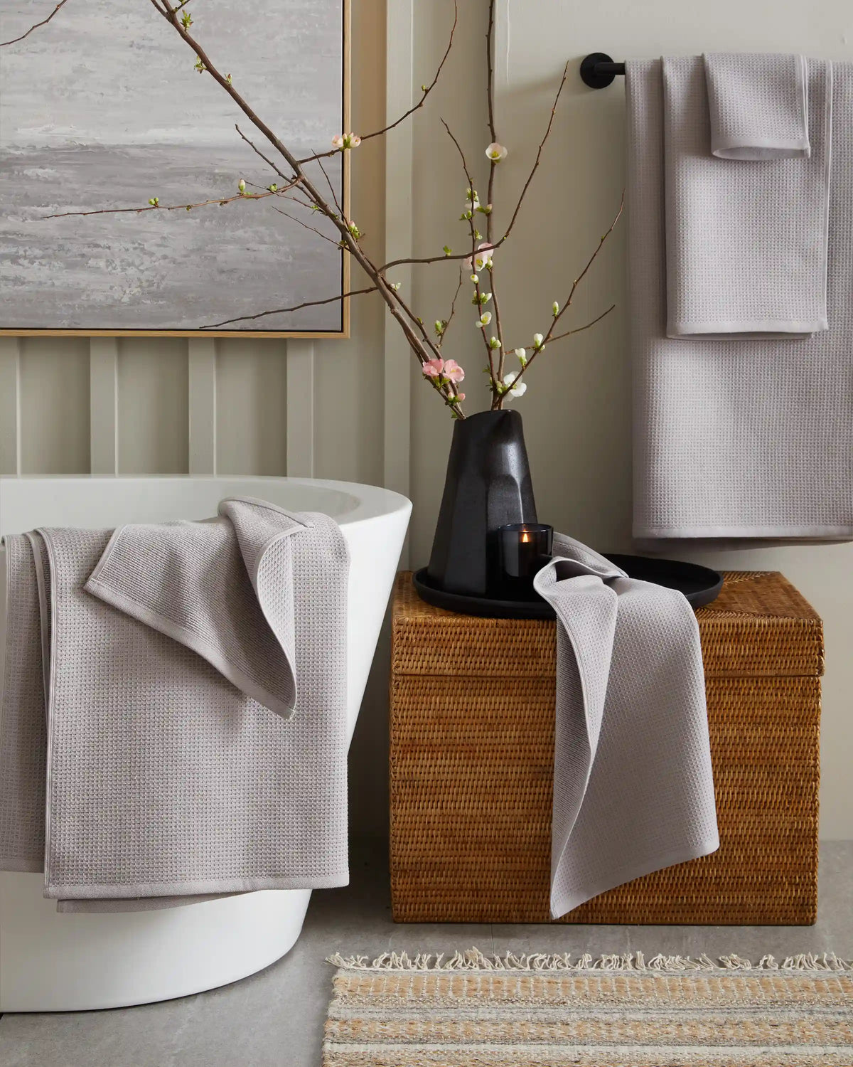 Turkish Waffle Terry Bath Sheet Bundle