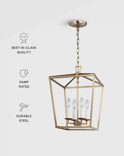 Traditional Steel Lantern Pendant